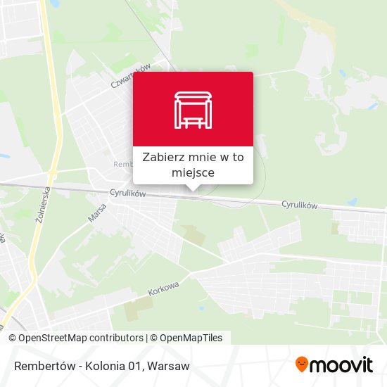 Mapa Rembertów - Kolonia 01