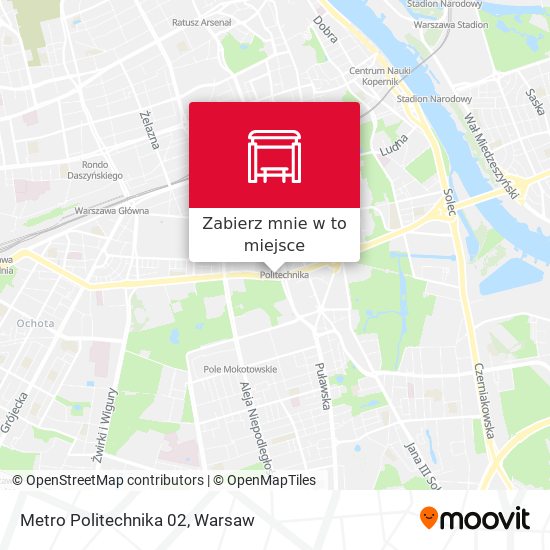 Mapa Metro Politechnika