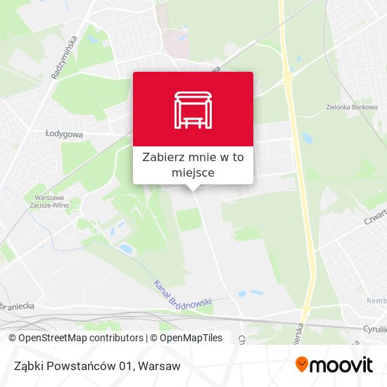 Mapa Ząbki Powstańców 01