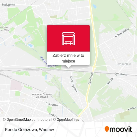 Mapa Rondo Granzowa