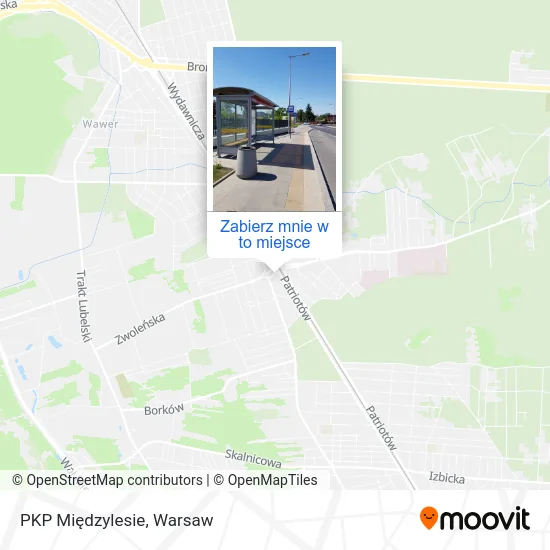 Mapa PKP Międzylesie