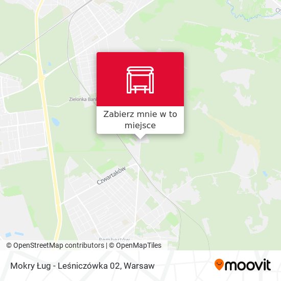 Mapa Mokry Ług - Leśniczówka 02