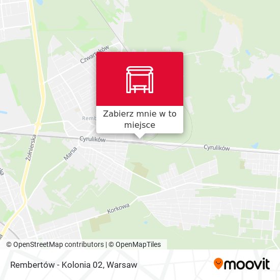 Mapa Rembertów - Kolonia 02