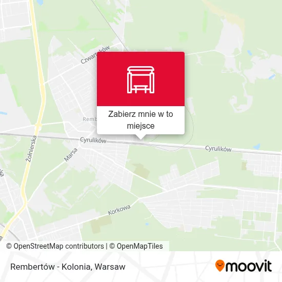 Mapa Rembertów - Kolonia