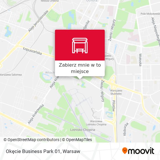 Mapa Okęcie Business Park 01