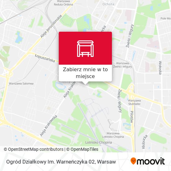 Mapa Ogród Działkowy Im. Warneńczyka 02