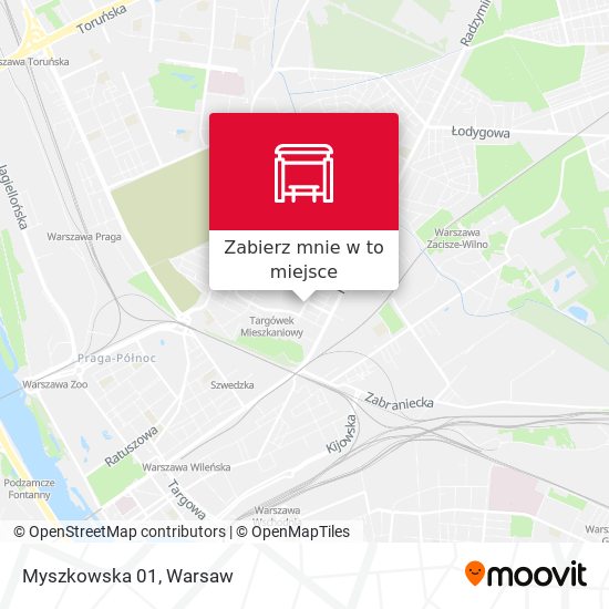 Mapa Myszkowska