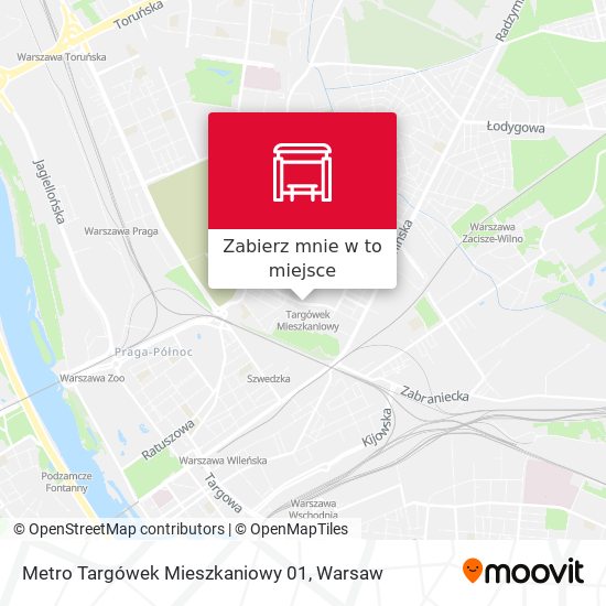 Mapa Metro Targówek Mieszkaniowy