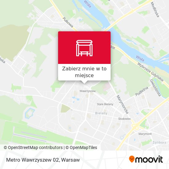 Mapa Metro Wawrzyszew