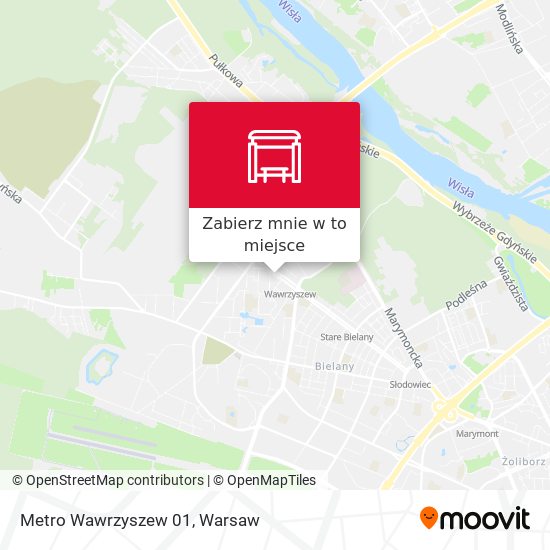 Mapa Metro Wawrzyszew 01