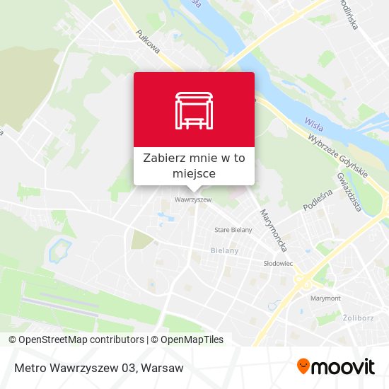 Mapa Metro Wawrzyszew 03