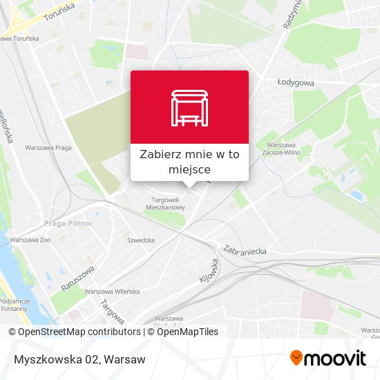 Mapa Myszkowska