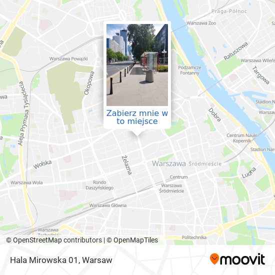 Mapa Hala Mirowska 01