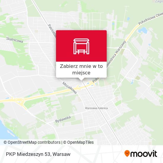 Mapa PKP Miedzeszyn 53