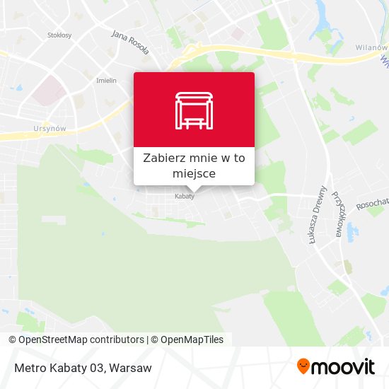 Mapa Metro Kabaty 03