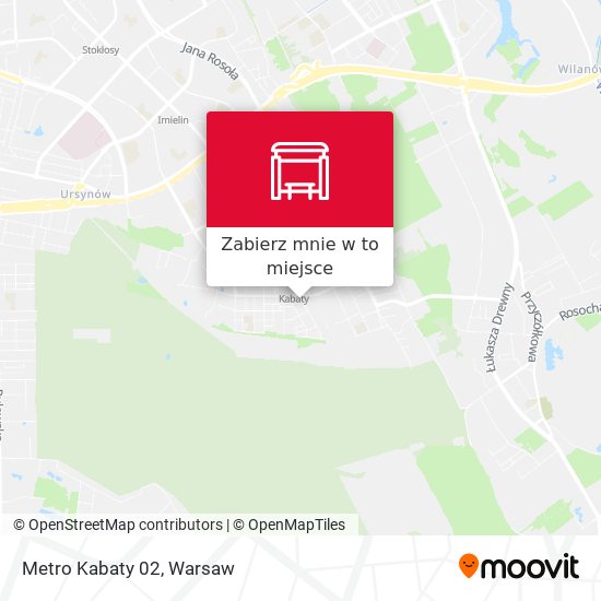 Mapa Metro Kabaty