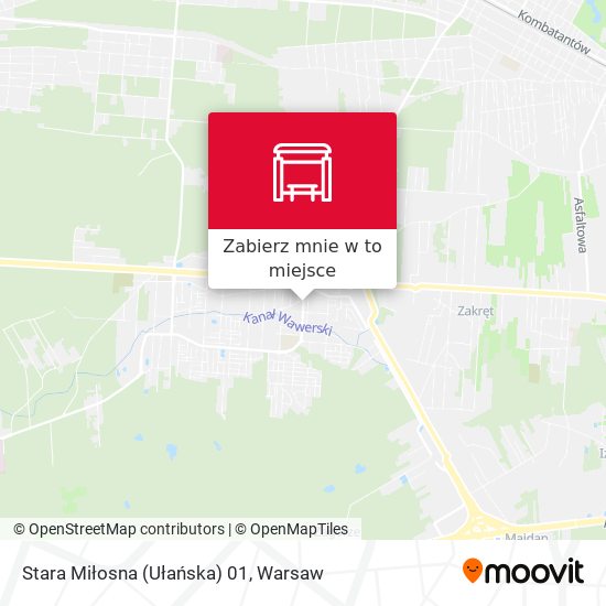 Mapa Stara Miłosna (Ułańska) 01