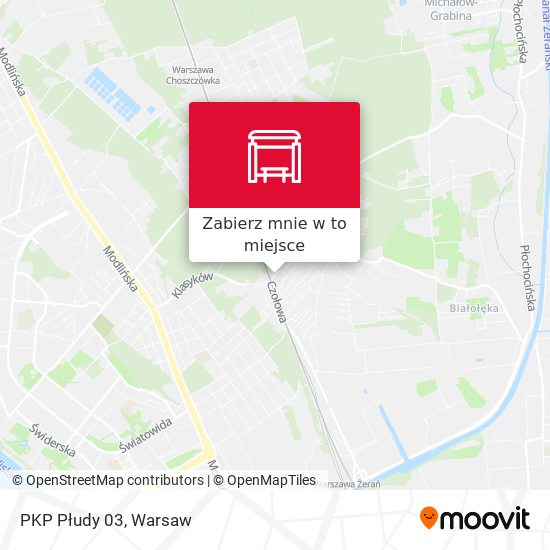 Mapa PKP Płudy