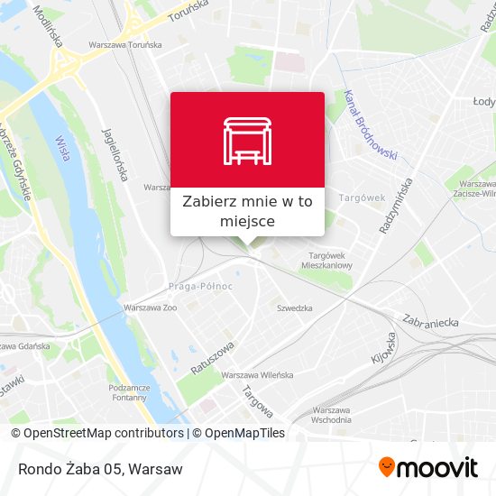 Mapa Rondo Żaba