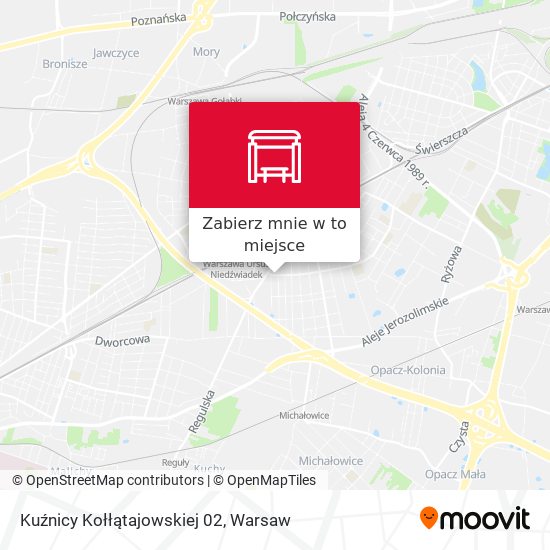 Mapa Kuźnicy Kołłątajowskiej