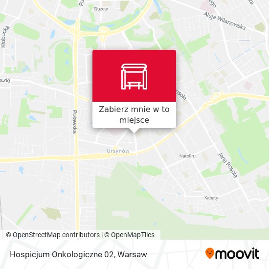 Mapa Hospicjum Onkologiczne