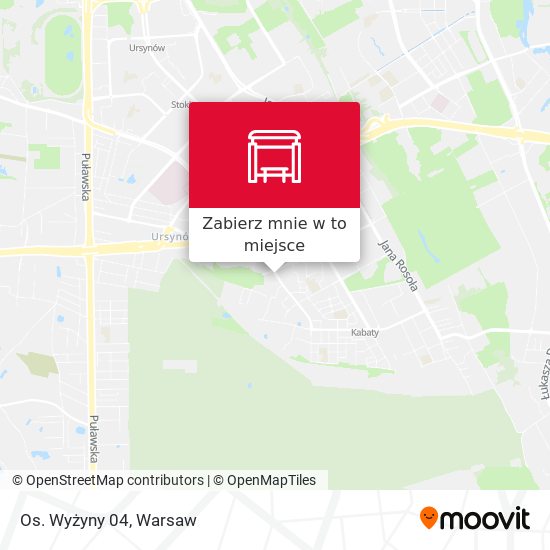 Mapa Os. Wyżyny