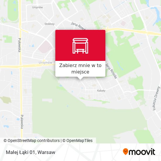 Mapa Małej Łąki 01