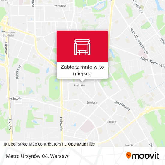 Mapa Metro Ursynów 04