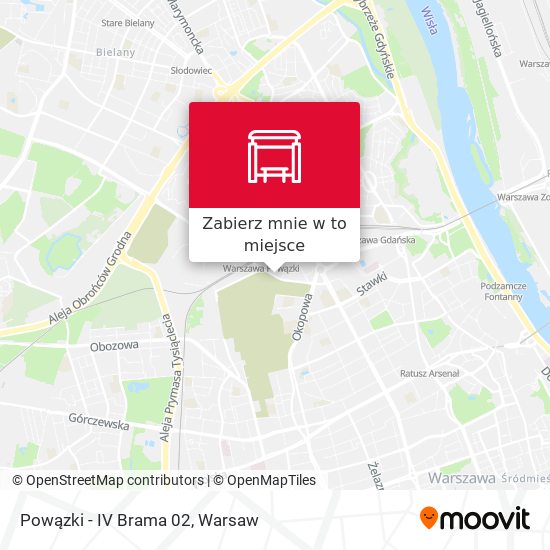 Mapa Powązki - IV Brama 02