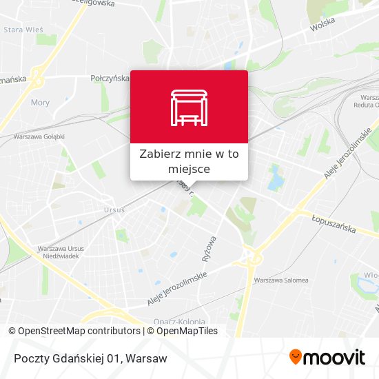 Mapa Poczty Gdańskiej