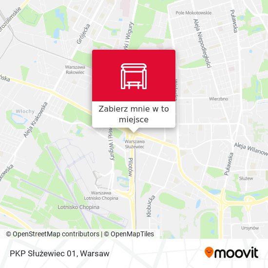 Mapa PKP Służewiec 01