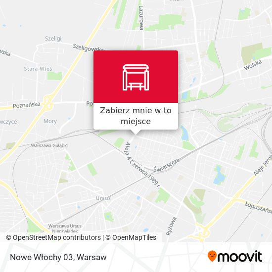 Mapa Nowe Włochy