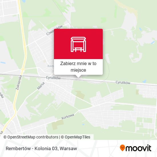 Mapa Rembertów - Kolonia 03