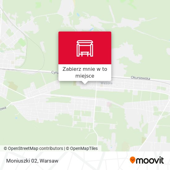 Mapa Moniuszki