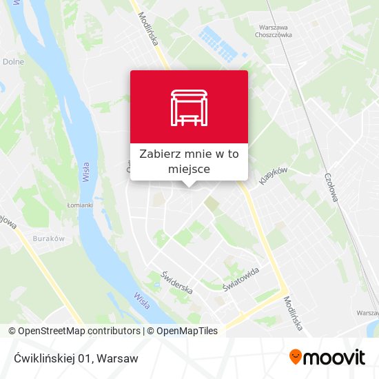 Mapa Ćwiklińskiej