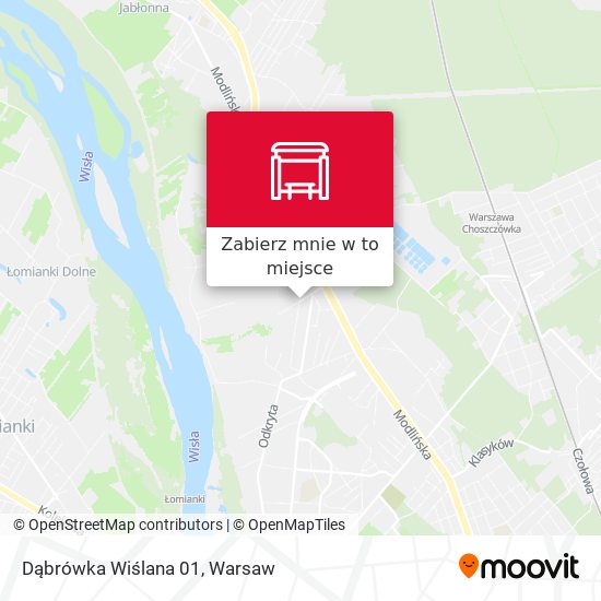 Mapa Dąbrówka Wiślana 01