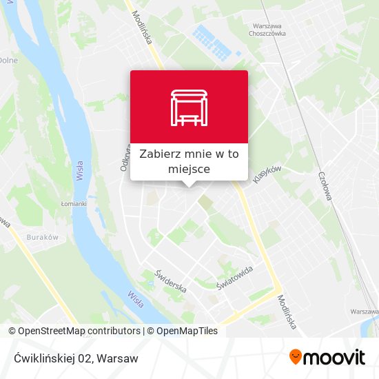 Mapa Ćwiklińskiej