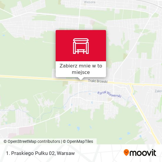 Mapa 1. Praskiego Pułku