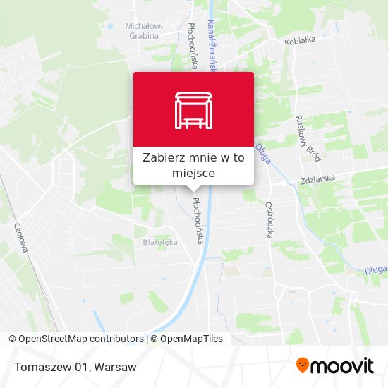 Mapa Tomaszew