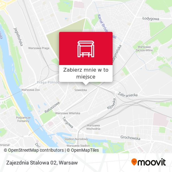 Mapa Zajezdnia Stalowa