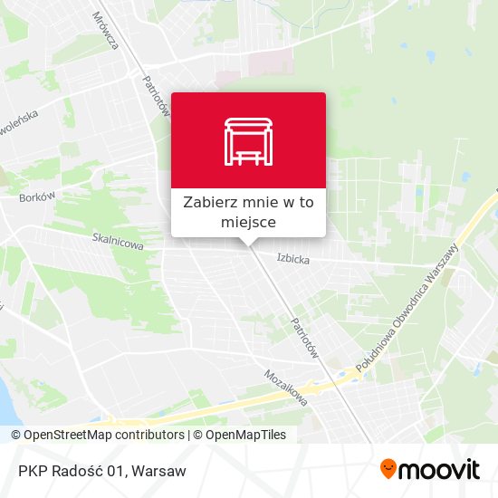 Mapa PKP Radość 01