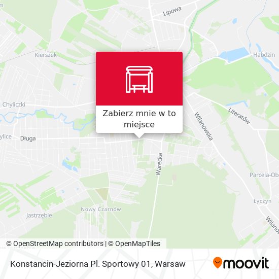 Mapa Konstancin-Jeziorna Pl. Sportowy 01