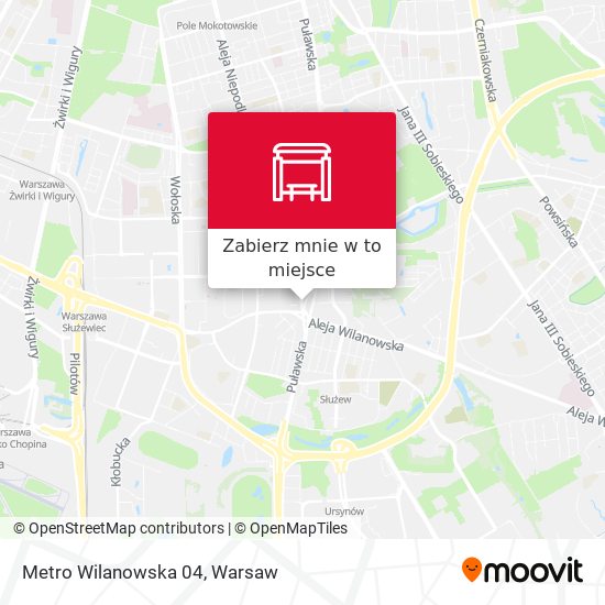 Mapa Metro Wilanowska 04