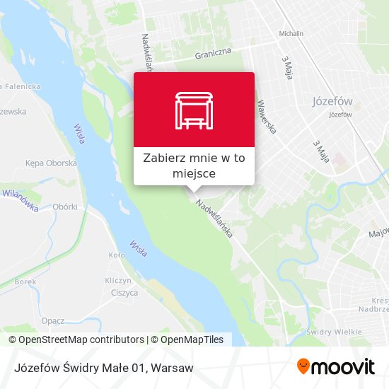 Mapa Józefów Świdry Małe 01