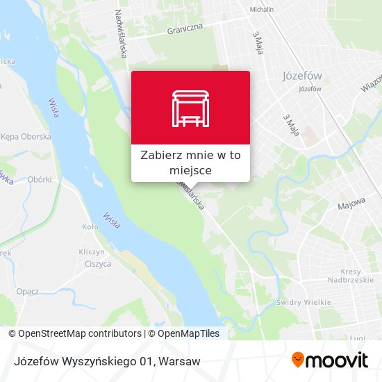 Mapa Józefów Wyszyńskiego 01