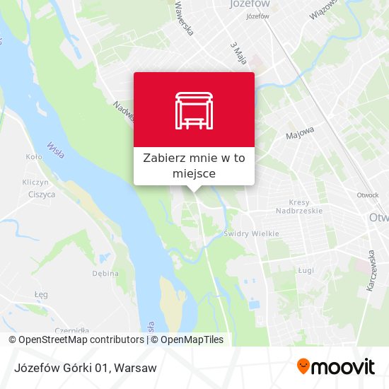 Mapa Józefów Górki