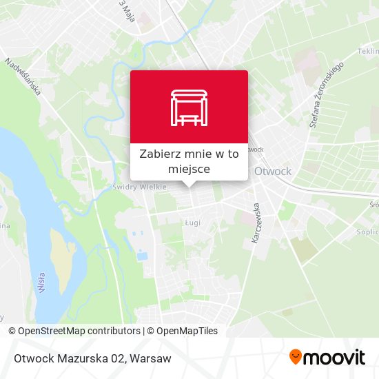 Mapa Otwock Mazurska