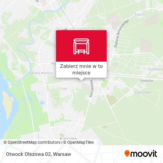 Mapa Otwock Olszowa