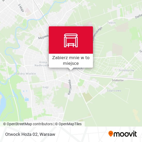 Mapa Otwock Hoża 02