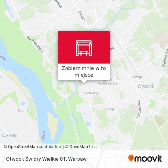 Mapa Otwock Świdry Wielkie